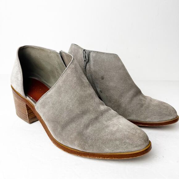 SZ 8.5 Slate 1 Gray Suede Bootie - Picture 1 of 8